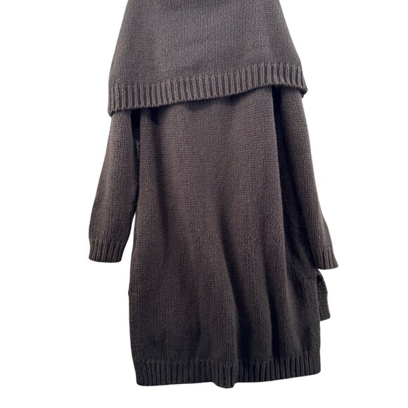 Cheap Monday Zapphira Sweater Dress Cowl Neck Size Small Black - Picture 2 of 8